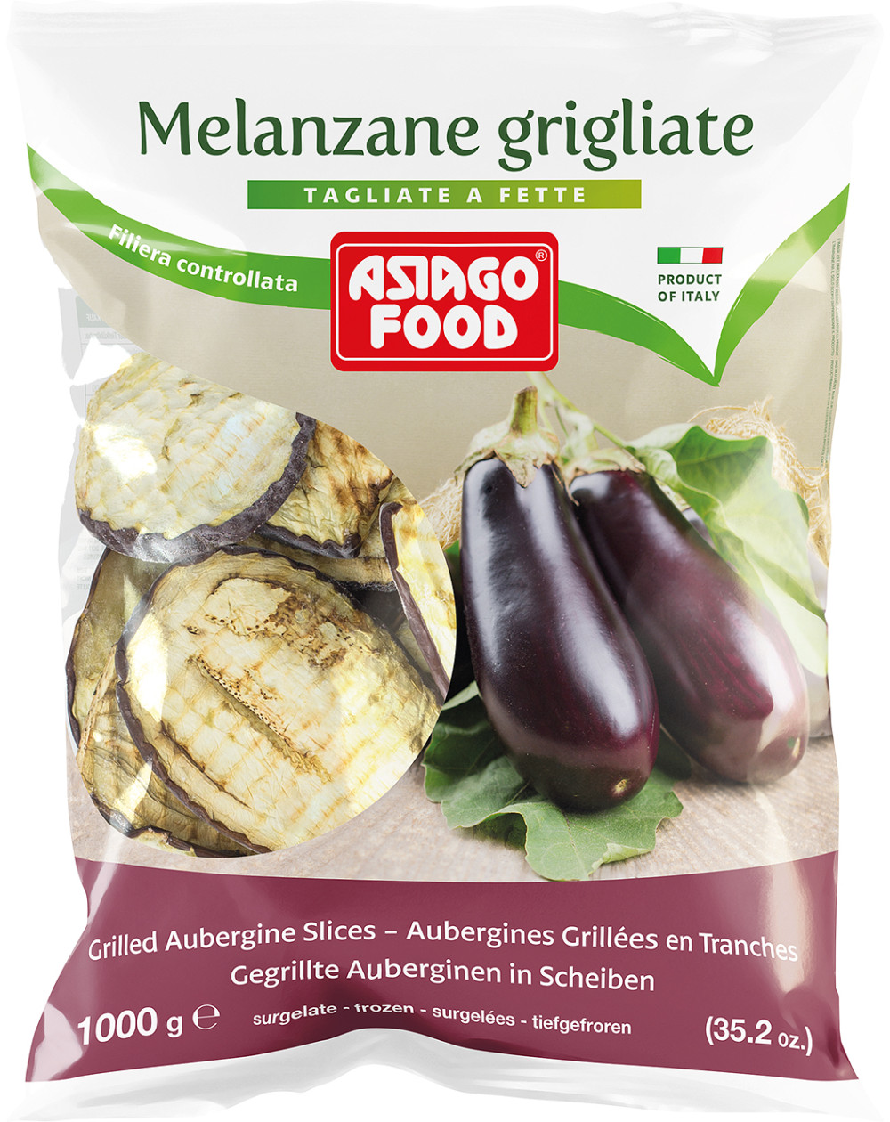 Auberginen Melanzane grigliate 7 x 1kg TK