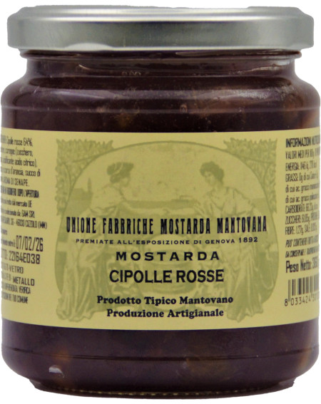 Senffrüchte Mostarda Cipolle rosse 6 x 360g