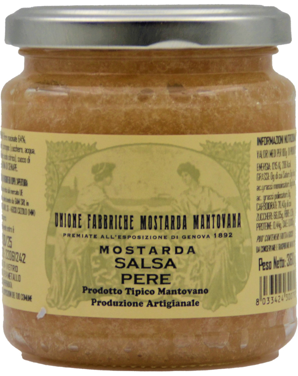 Senffrüchte Mostarda Salsa Pere 6 x 360g