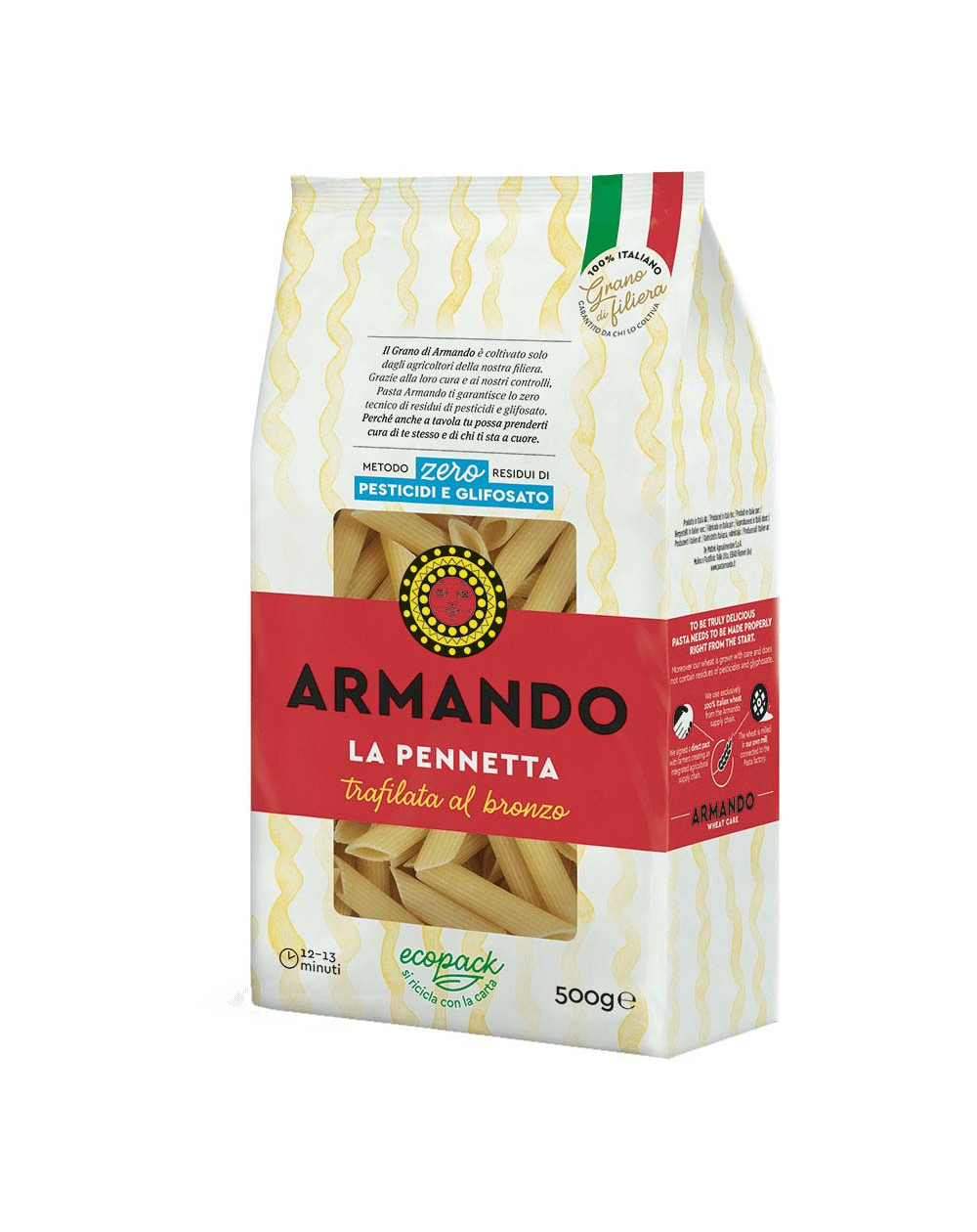 Pasta Armando Grano Armando "La pennetta" 12 x 500g