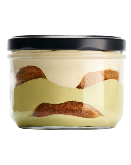 Einzelportionen Tiramisù classico al caffè/pistacchio, 115g, Krt. à 12 Stk.