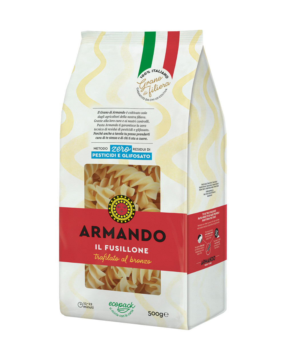 Pasta Armando Grano Armando Fusilloni 6 x 500g