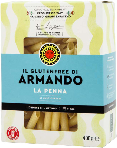 Pasta Armando Gr. Armando "La Penna", Krt. 12 x 400g Glutenfree