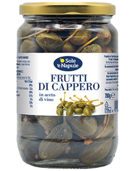 Kapern Frutti del Cappero in aceto di Vino 6 x 0.7kg