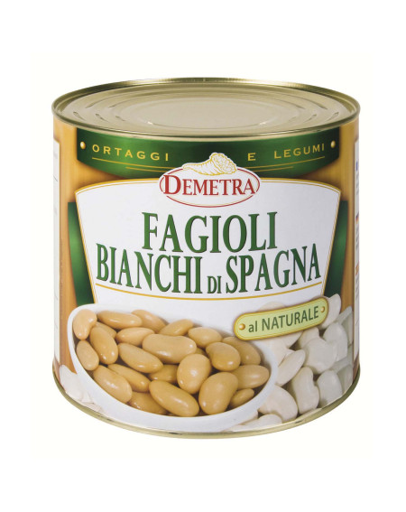 Bohnen Soissonbohnen  (Fagioli Bianchi di Spagna) Dosen  6 x 3/1