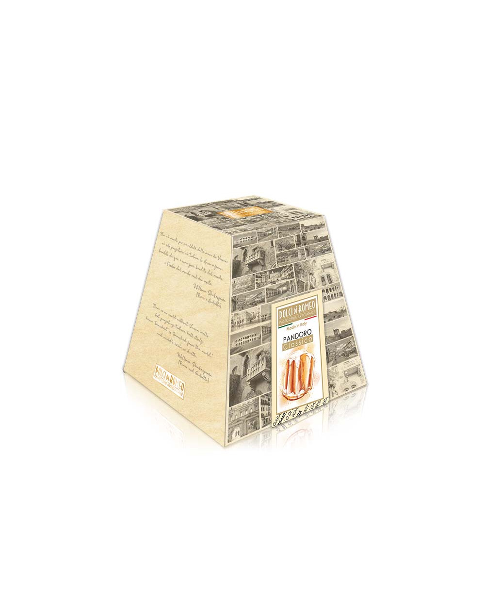 Panettone VINTAGE DDR Pandoro Classico, 750g, cod. 47143 (VB)