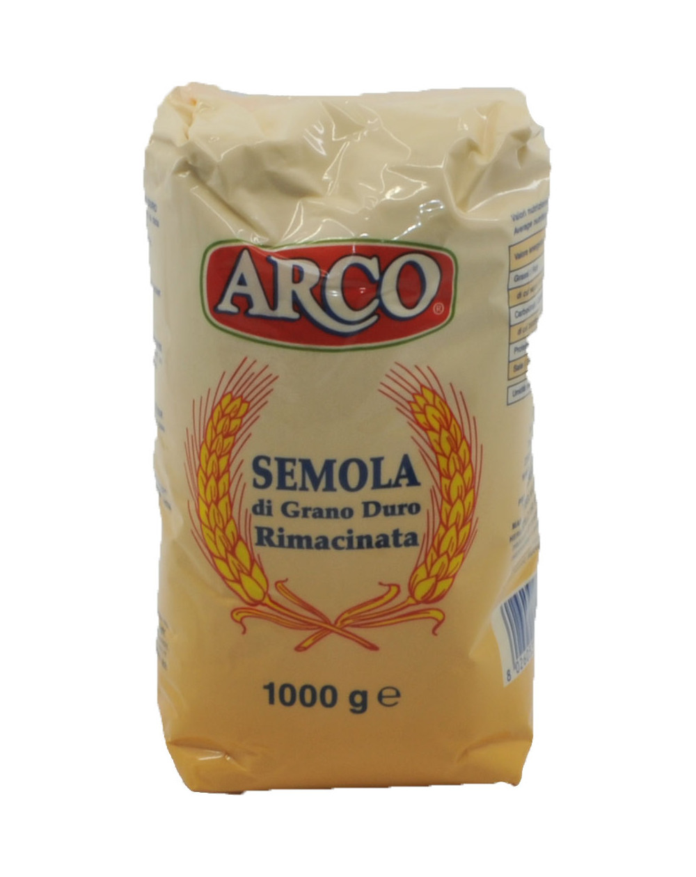 Weissmehl Semola rimacinata di grano duro 10 x 1kg