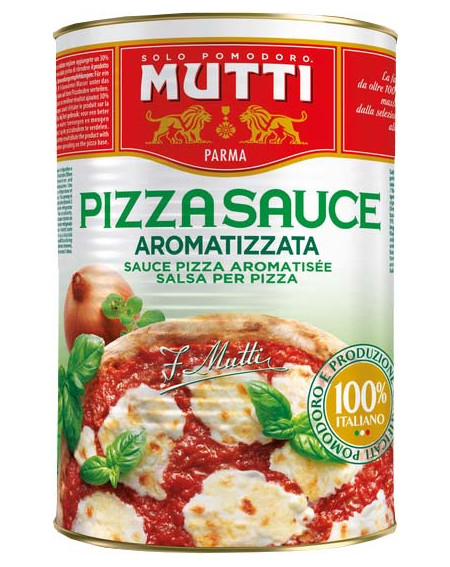 Pizzasauce Mutti Pizza Sauce aromatisiert 3 x 4100g