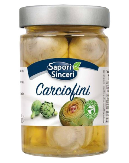 Artischocken Carciofini medi in olio d'oliva 6 Stk. à 327ml