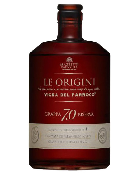 Grappa Grappa Le Origini Vigna del Parroco 43%, 70 cl