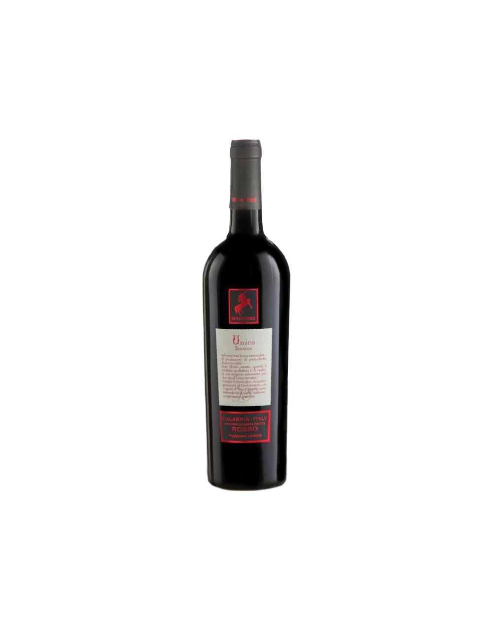 Rotwein Unico Senator IGP Calabria Rosso 2013