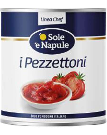 Polpa Pomodori "I PEZZETTONI", Krt. à 6 x 2500g