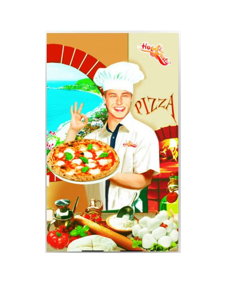 Verpackungen Pizza Pizzakarton für Calzone 150 Stk. 28 x 17 x 7cm (Ischia)