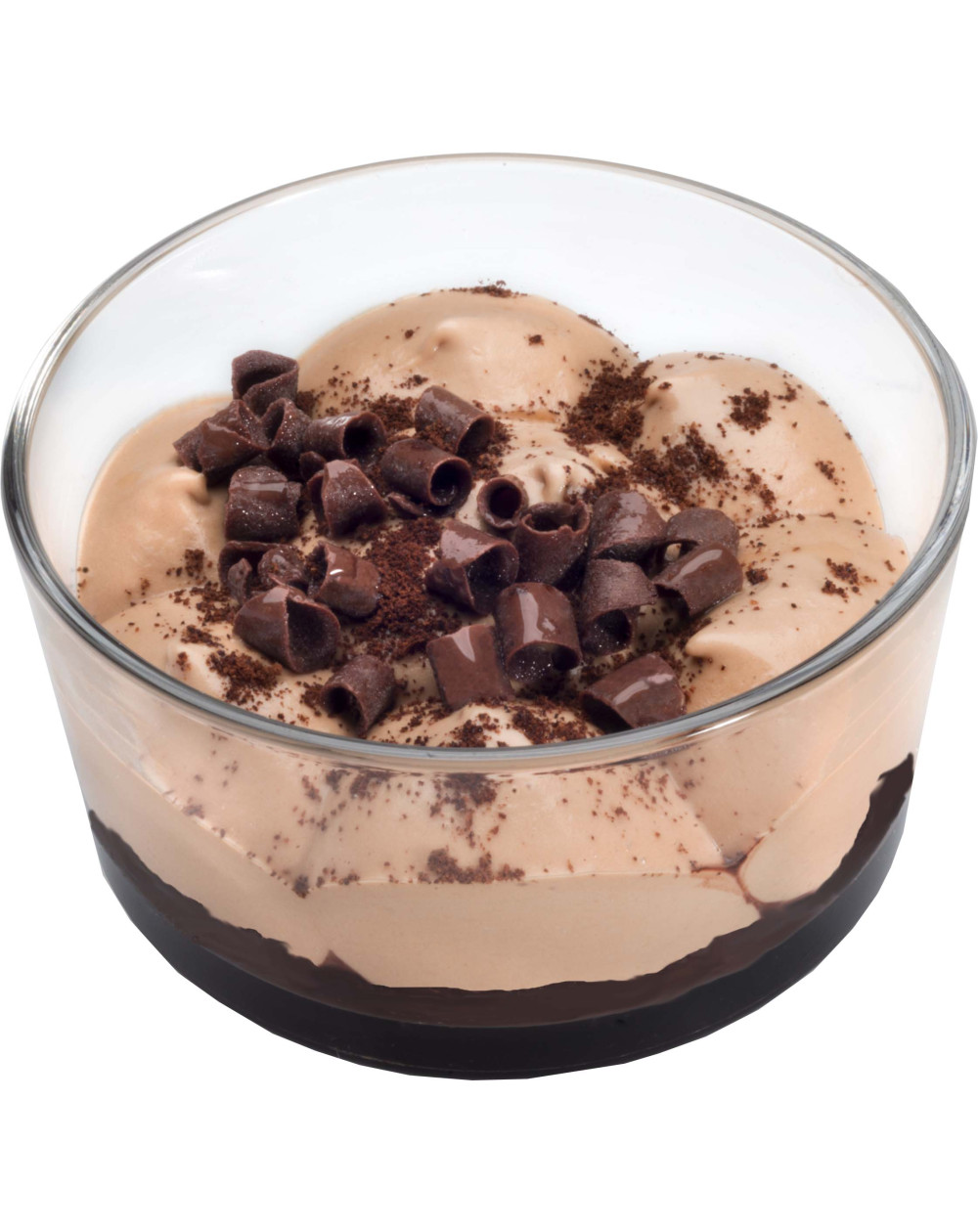 Einzelportionen Mousse Cioccolato "Quadrifoglio" 9 x 100g