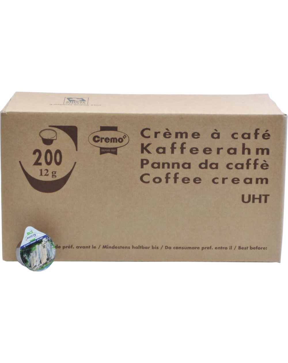 Rahm Kaffeerahm Jumbo UHT 15%, 200 Stk. zu 12g