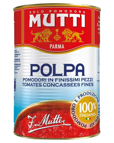 Polpa Mutti Tomaten Polpa fein 3 x 4050g