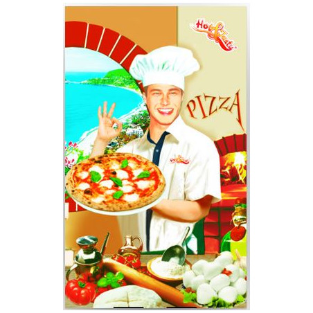 Verpackungen Pizza Pizzakarton für Calzone 150 Stk. 28 x 17 x 7cm (Ischia)