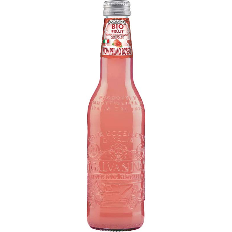 Süssgetränke BIO Galvanina Pompelmo Rosso 12 x 35,5cl Glas