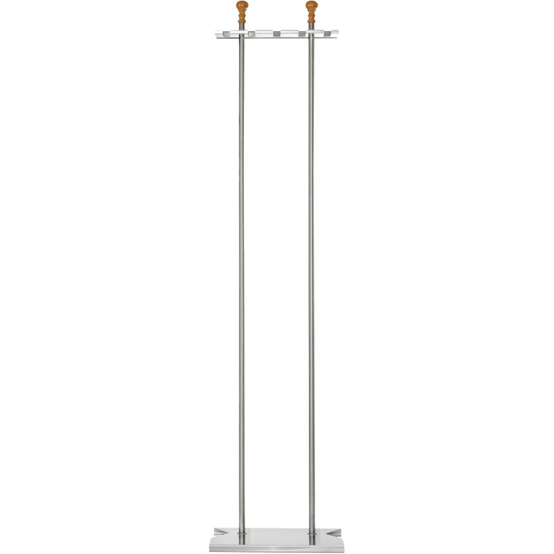 Pizzazubehör Supporto verticale inox 5 posti - h 180cm, 5
