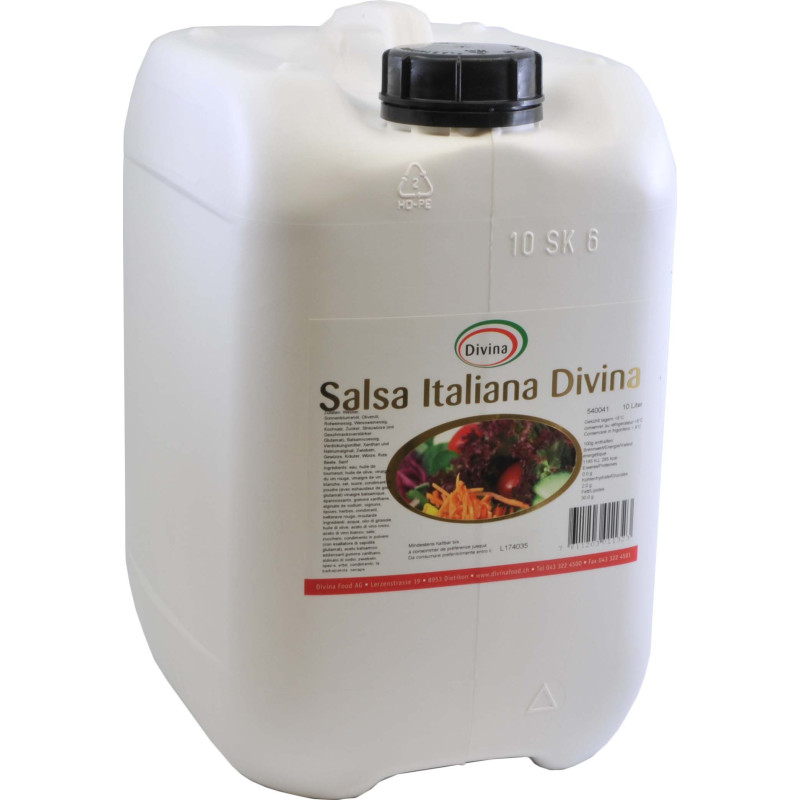 Salatsaucen Salsa Italiana Divina 10 Liter
