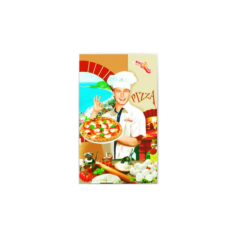 Verpackungen Pizza Pizzakarton für Calzone 150 Stk. 28 x 17 x 7cm (Ischia)