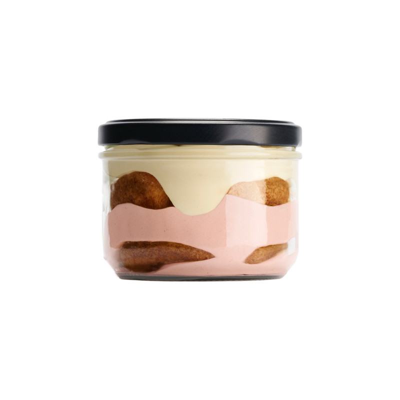 Einzelportionen Tiramisù alla fragola senza caffè 12x115g