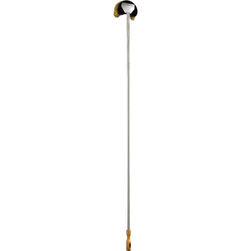 Pizzazubehör Spazzolone ottone girevole mezzaluna - h 170cm, 106