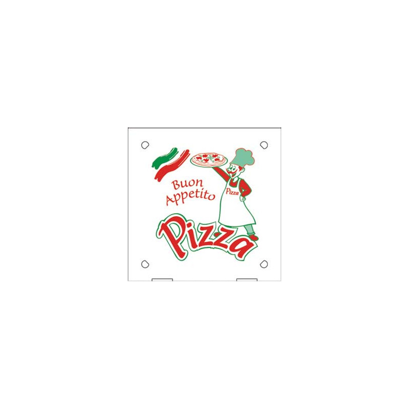 Verpackungen Pizza Pizzakarton 50 Stk., 45 x 45cm (für Familienpizza)