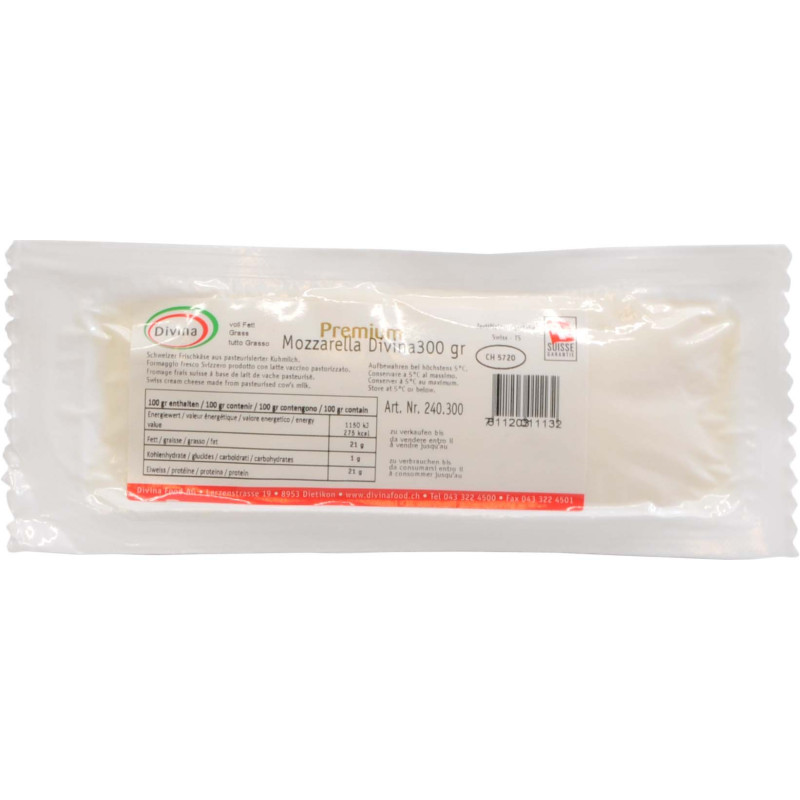 Salatqualität Mozzarella fresca Stange 300g