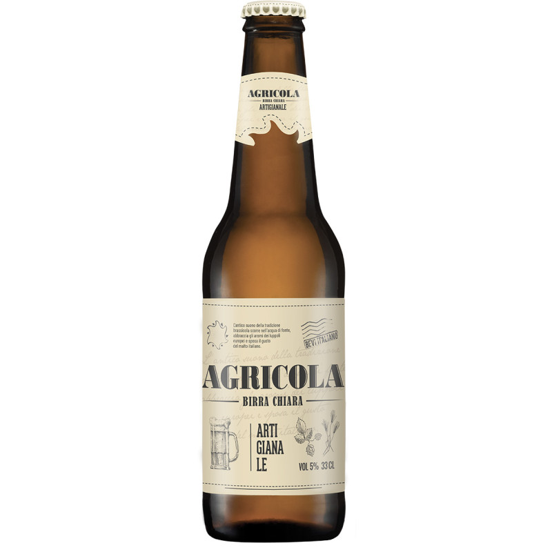 Bier Agricola Birra artigianale chiara 5°, 12 x 66cl