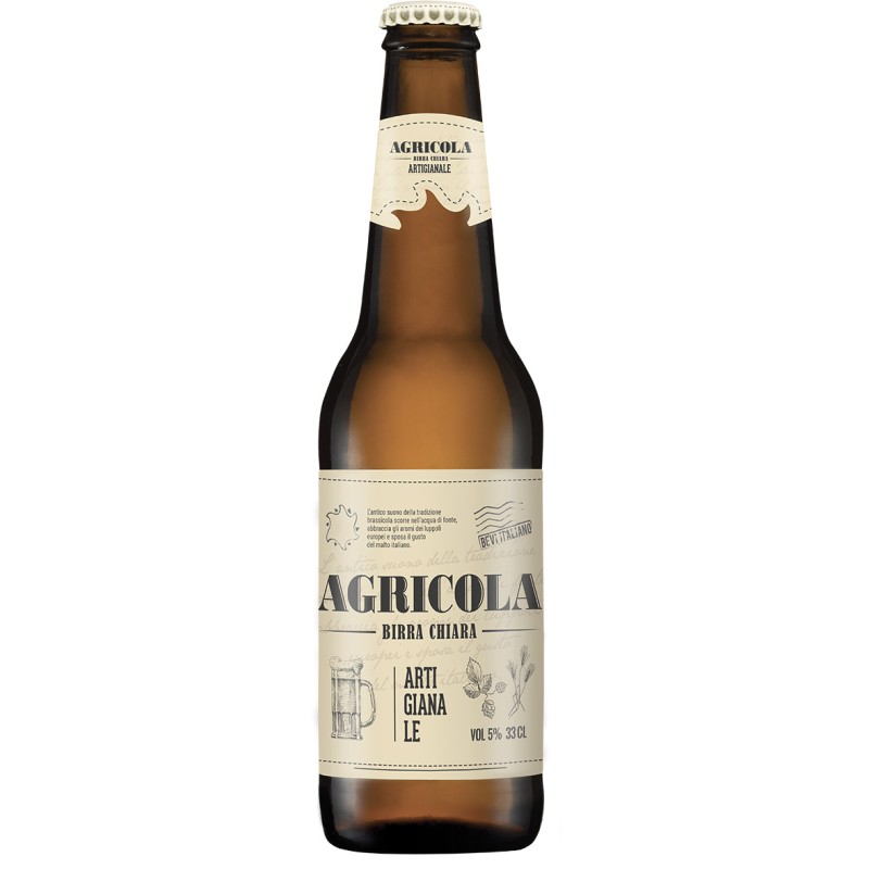 Bier Agricola Birra artigianale chiara 5°, 12 x 66cl