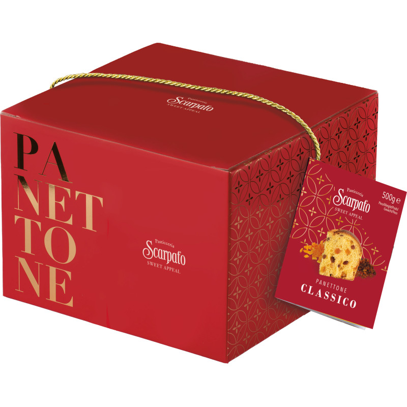 Panettone PBCL000500SCCL00 / PANETTONE CLASSICO 500 SCATOLA CLASSIC X8